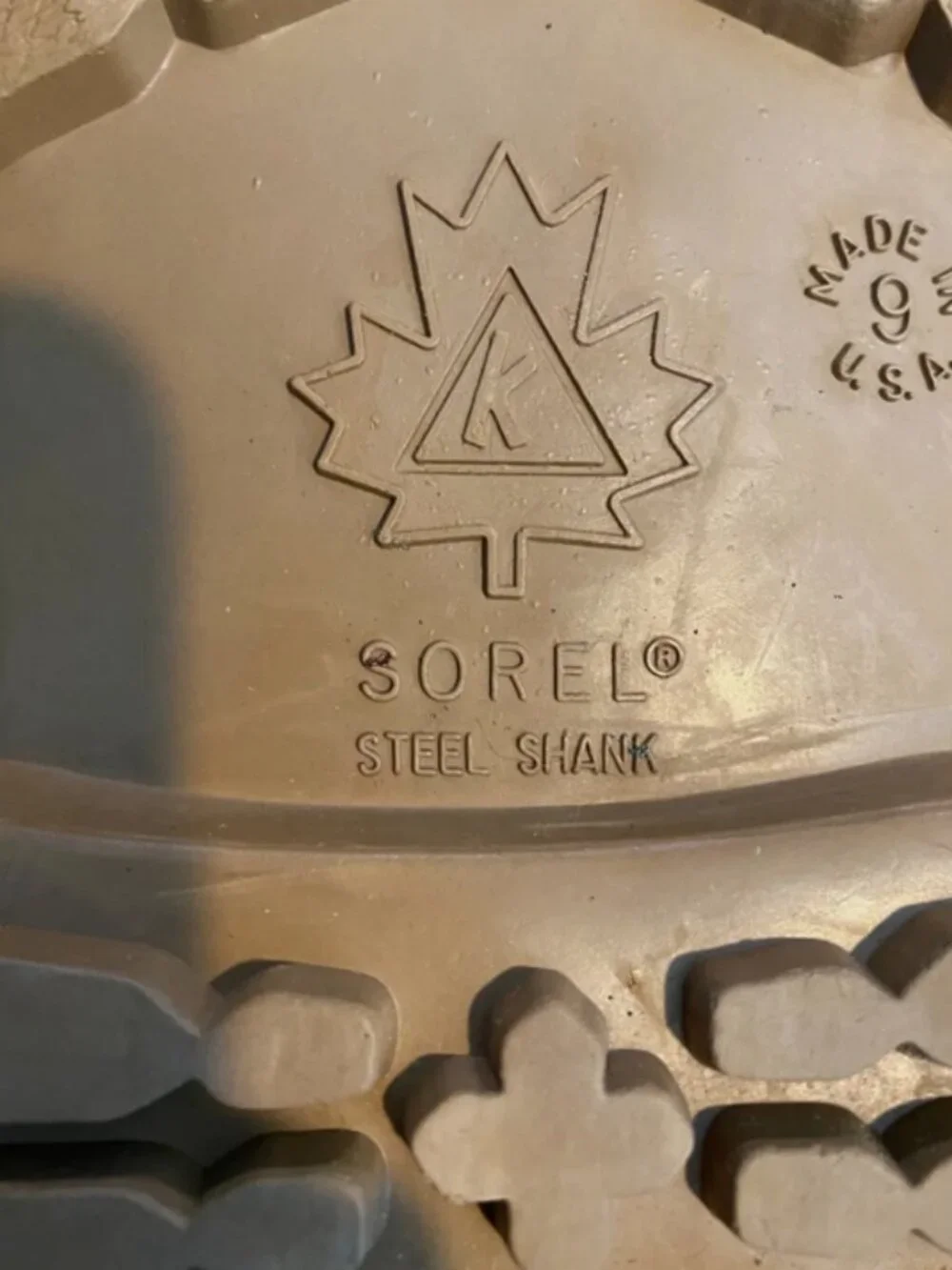 Sorel Kaufman Canada Steel Shank Winter Boots Men Size 9